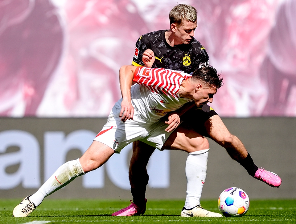 Ryerson and Leipzig players in a duel (photo)
