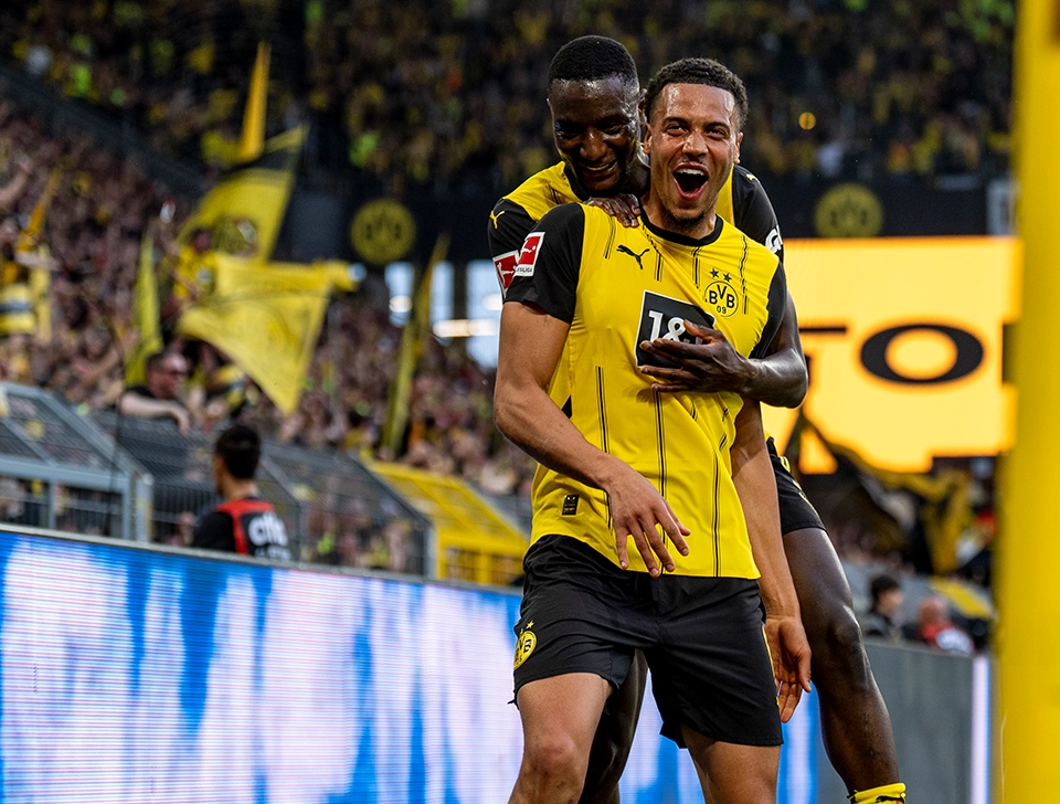 BVB players celebrate (photo)