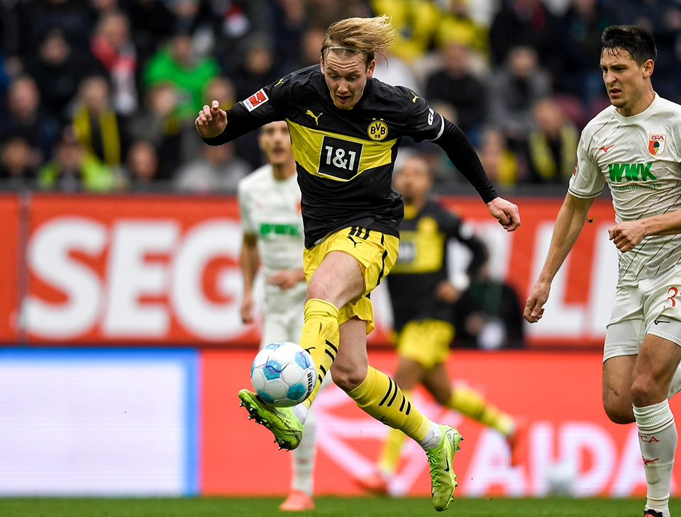 Brandt prevails against FC Augsburg player (photo)