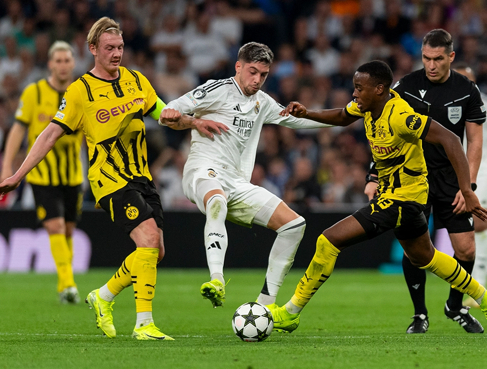 Brandt in a duel with Real Madrid player (photo)