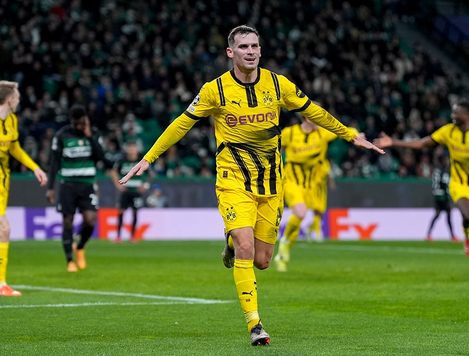 BVB player celebrates (photo)